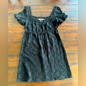 Laundry by design black, lace swim coverup. Size XS.